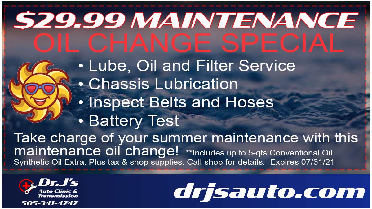 29.99 Oil Change