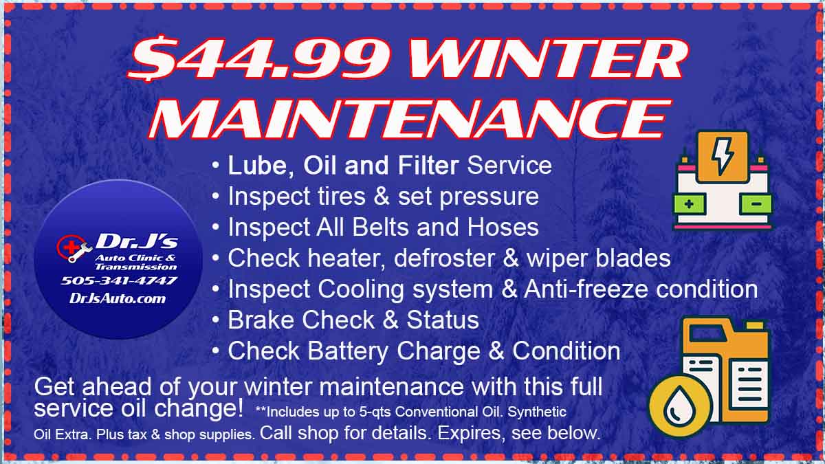 Winter Maintenance and auto repair