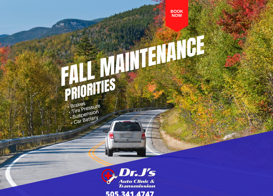 Fall Maintenance Priorities